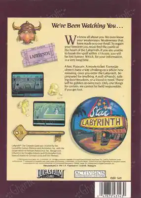 Labyrinth copertina retro