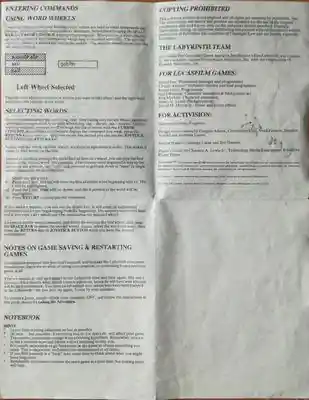 Labyrinth manuale retro